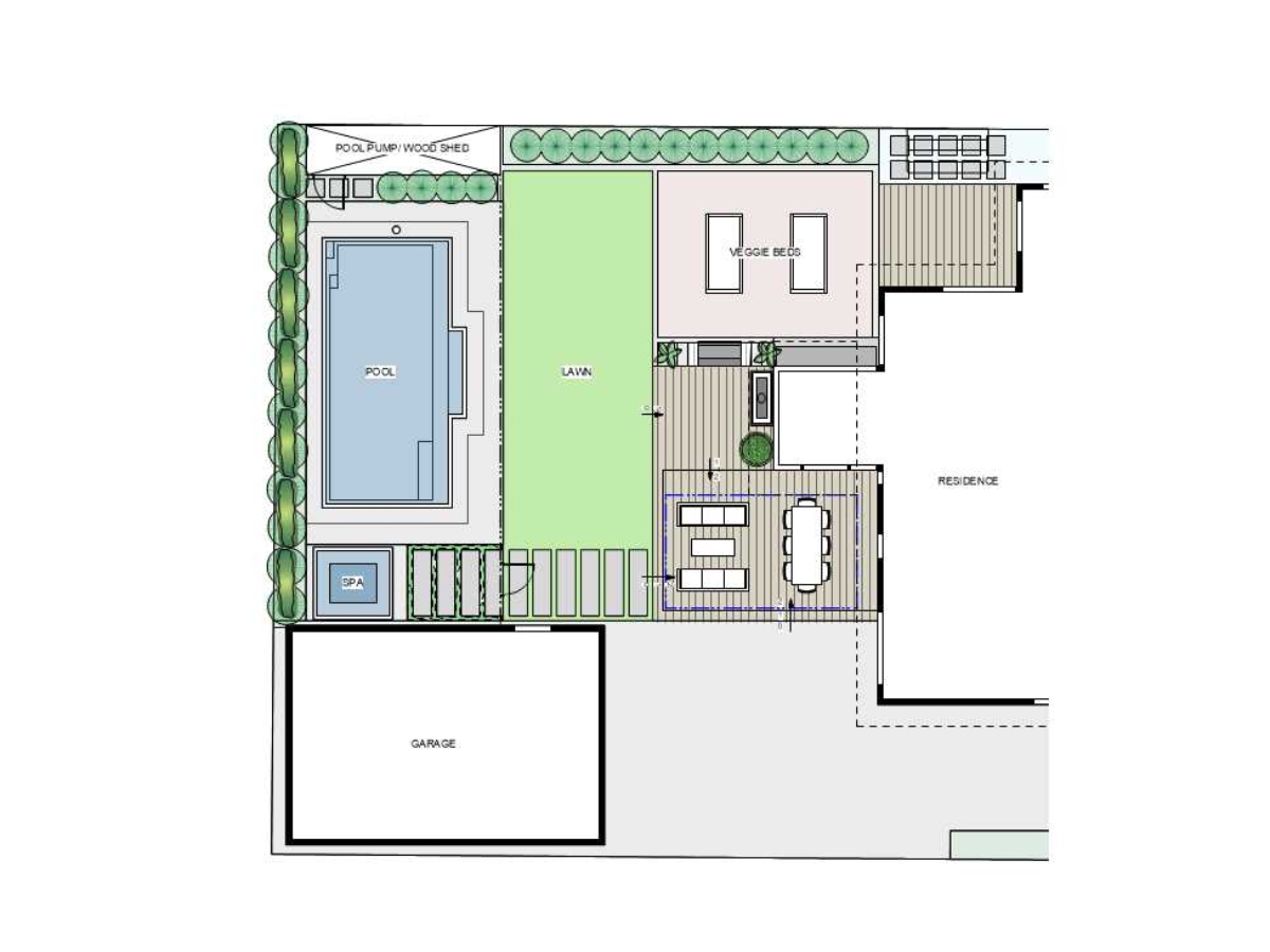 Part property landscape plan